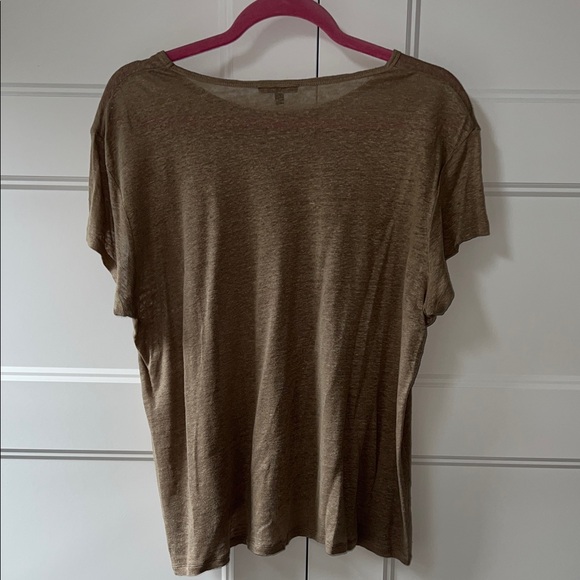 Massimo Dutti 100% Linen Short Sleeve Tee - Picture 6 of 6
